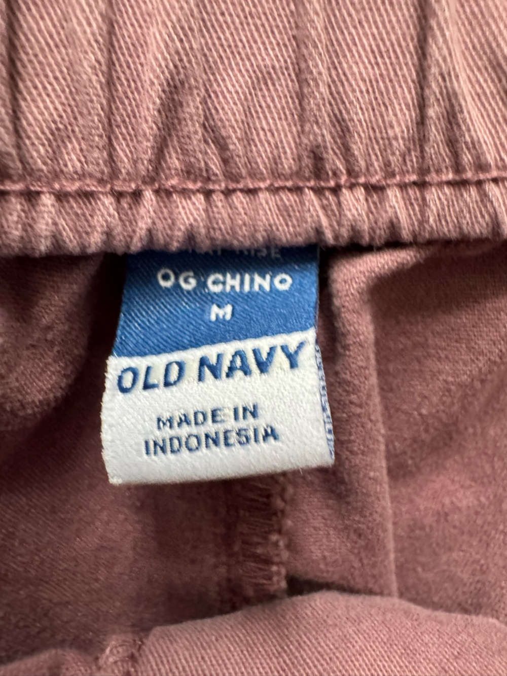 Old Navy Dusty Mauve OG Chino Pants High-Waisted OGC Chino Tapered Straight Pant - Picture 4 of 13